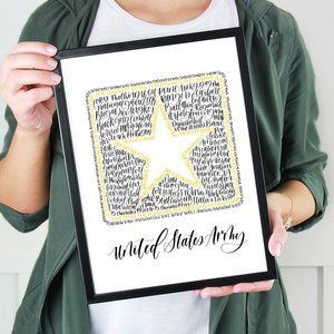 US Army Word Art